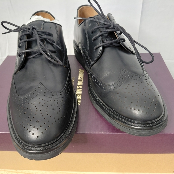 Johnston & Murphy Other - Johnston & Murphy Black Leather Men's Dress Shoes